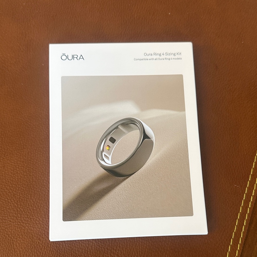 Oura Silver Ring 4 Sizing Kit